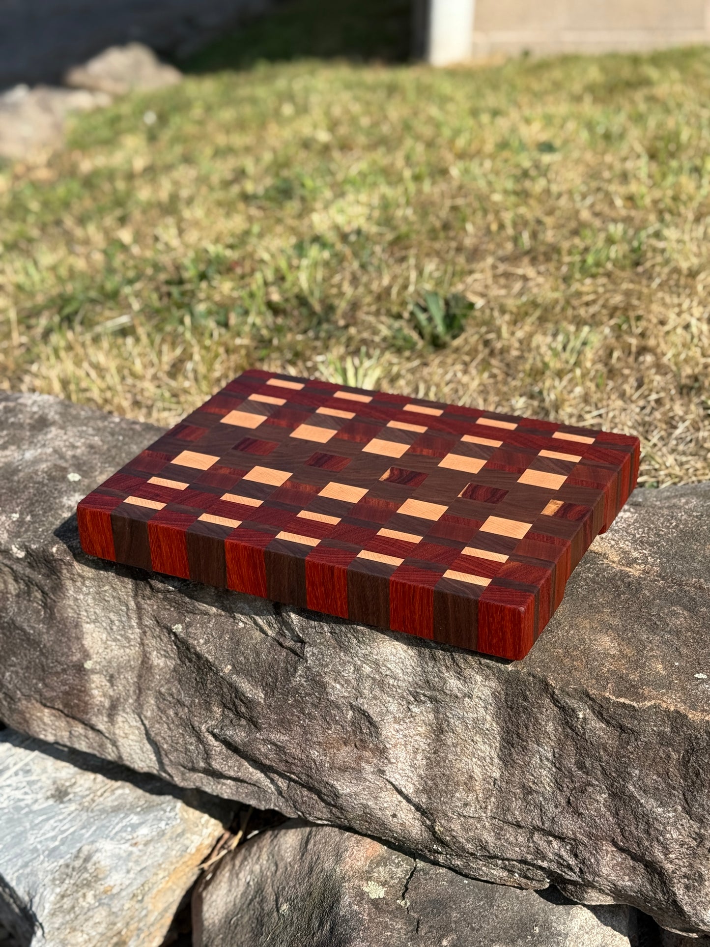 Padauk End Grain Cutting Board