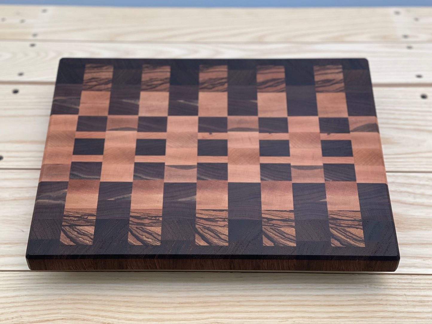 Walnut and Zebrawood cutting board
