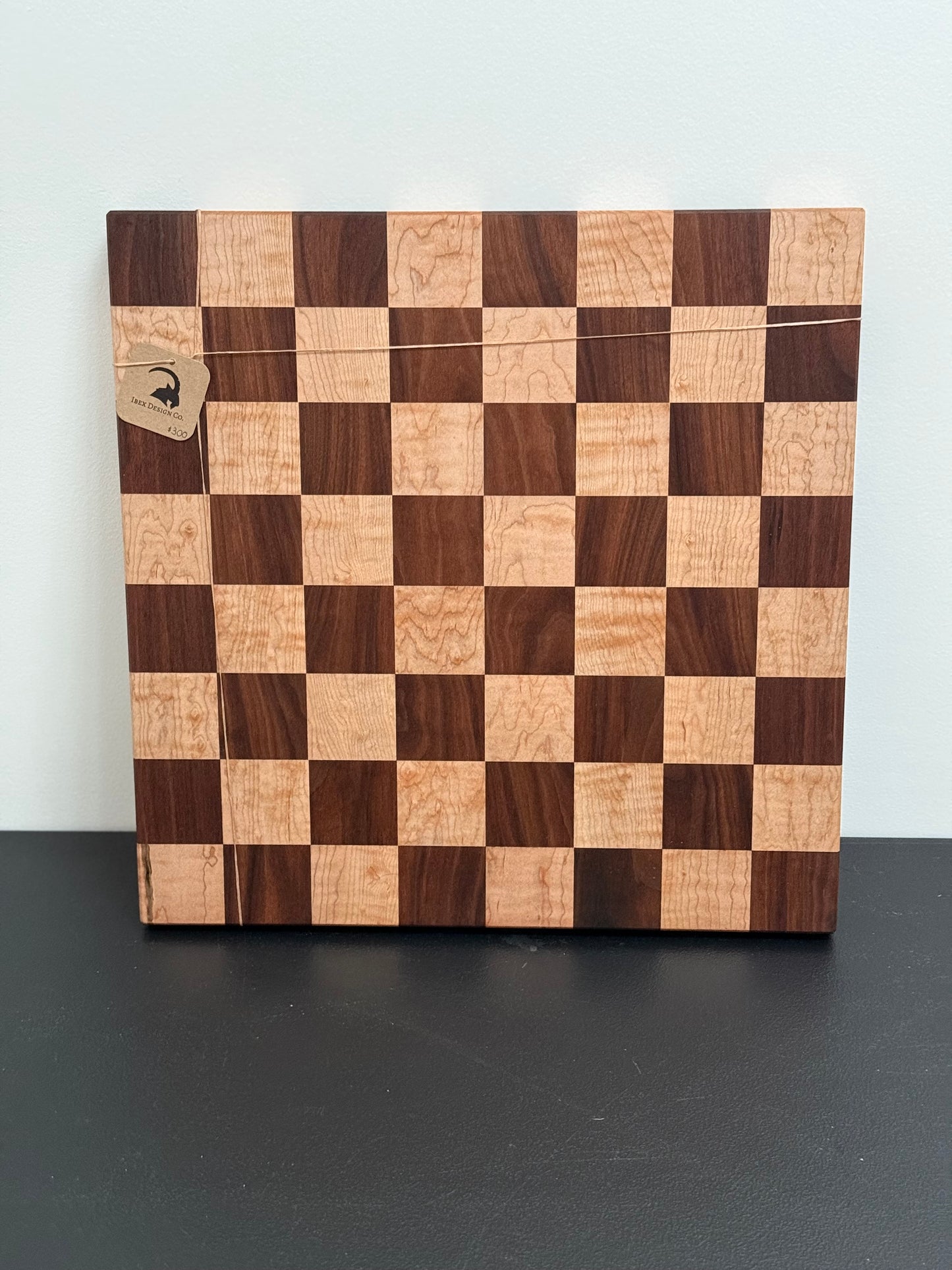 Chess Board made w/ Walnut & Curly Maple