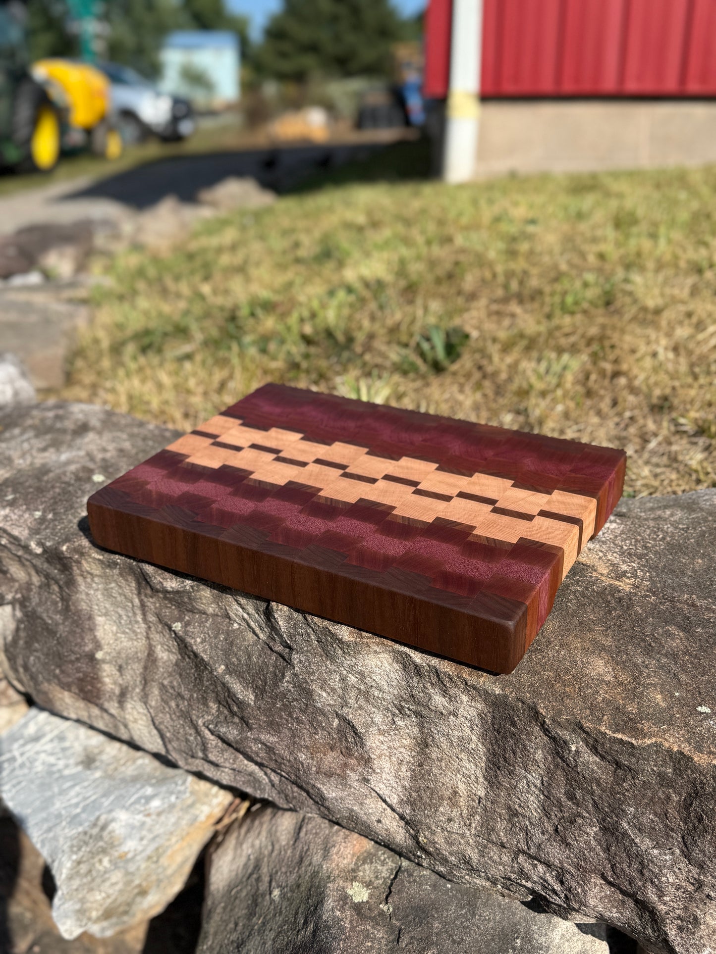 Zipper End Grain cutting board