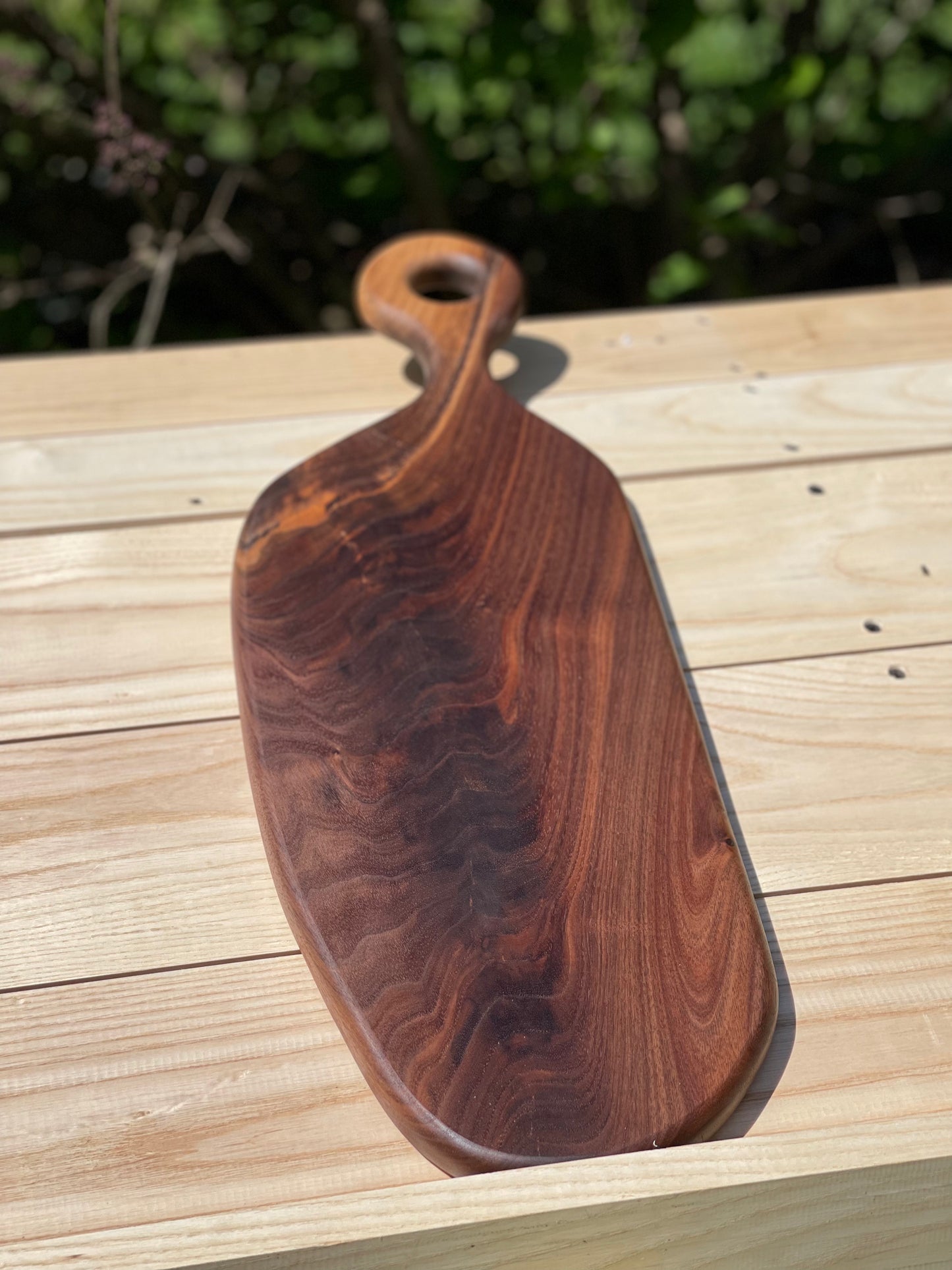 Claro Walnut charcuterie board 24" x 8"