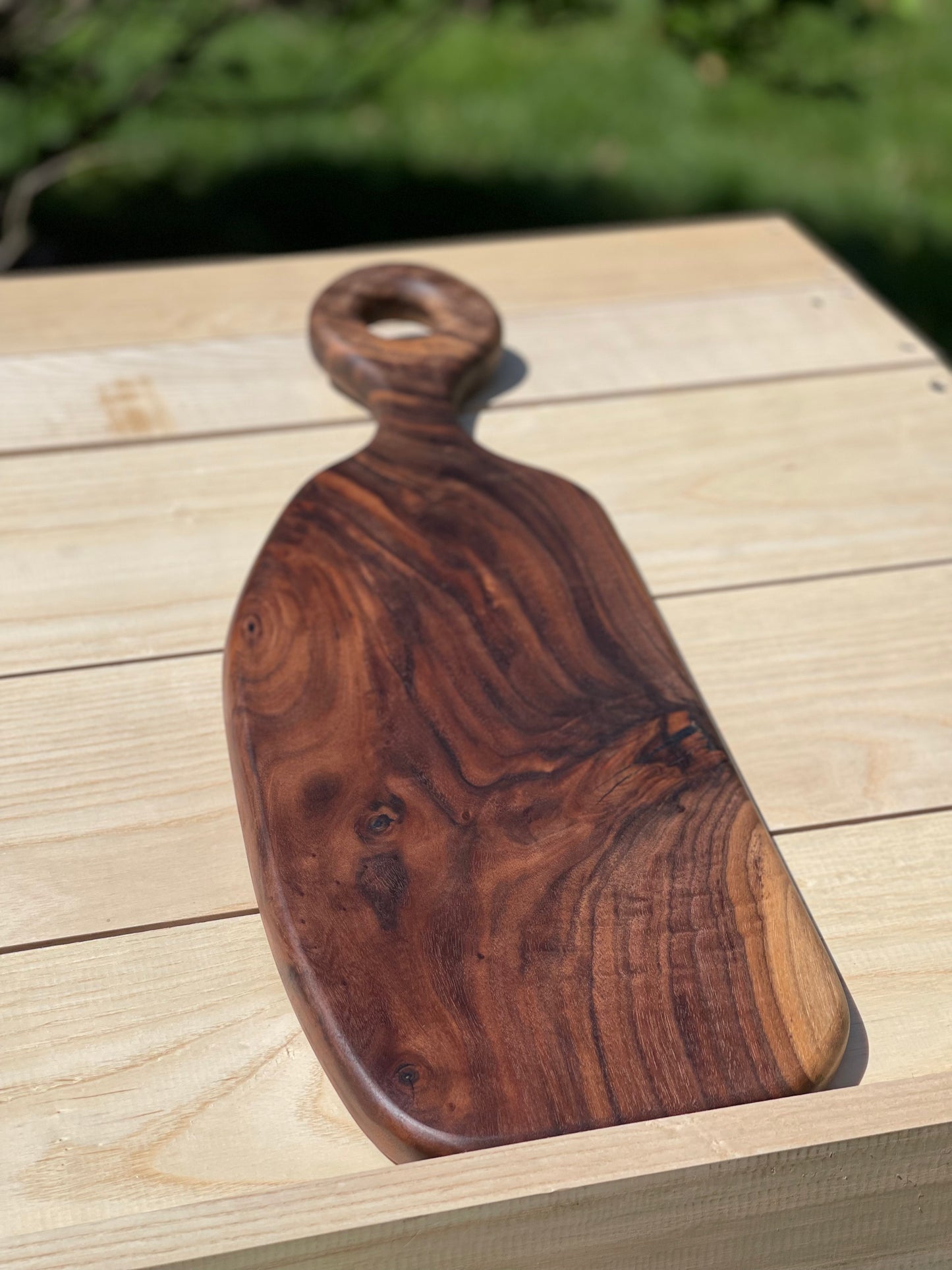 Claro walnut Charcuterie board 20" x 7.5"