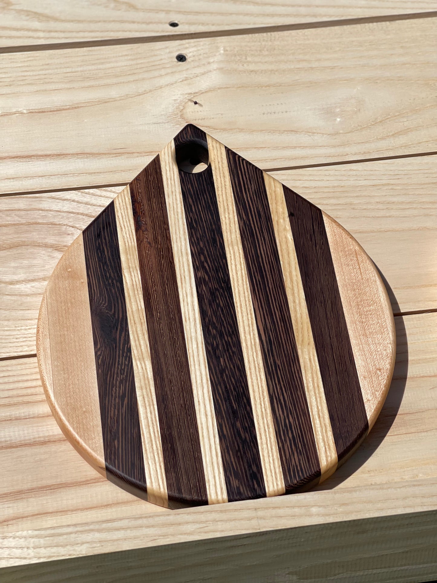 Wenge teardrop 12” x 10”