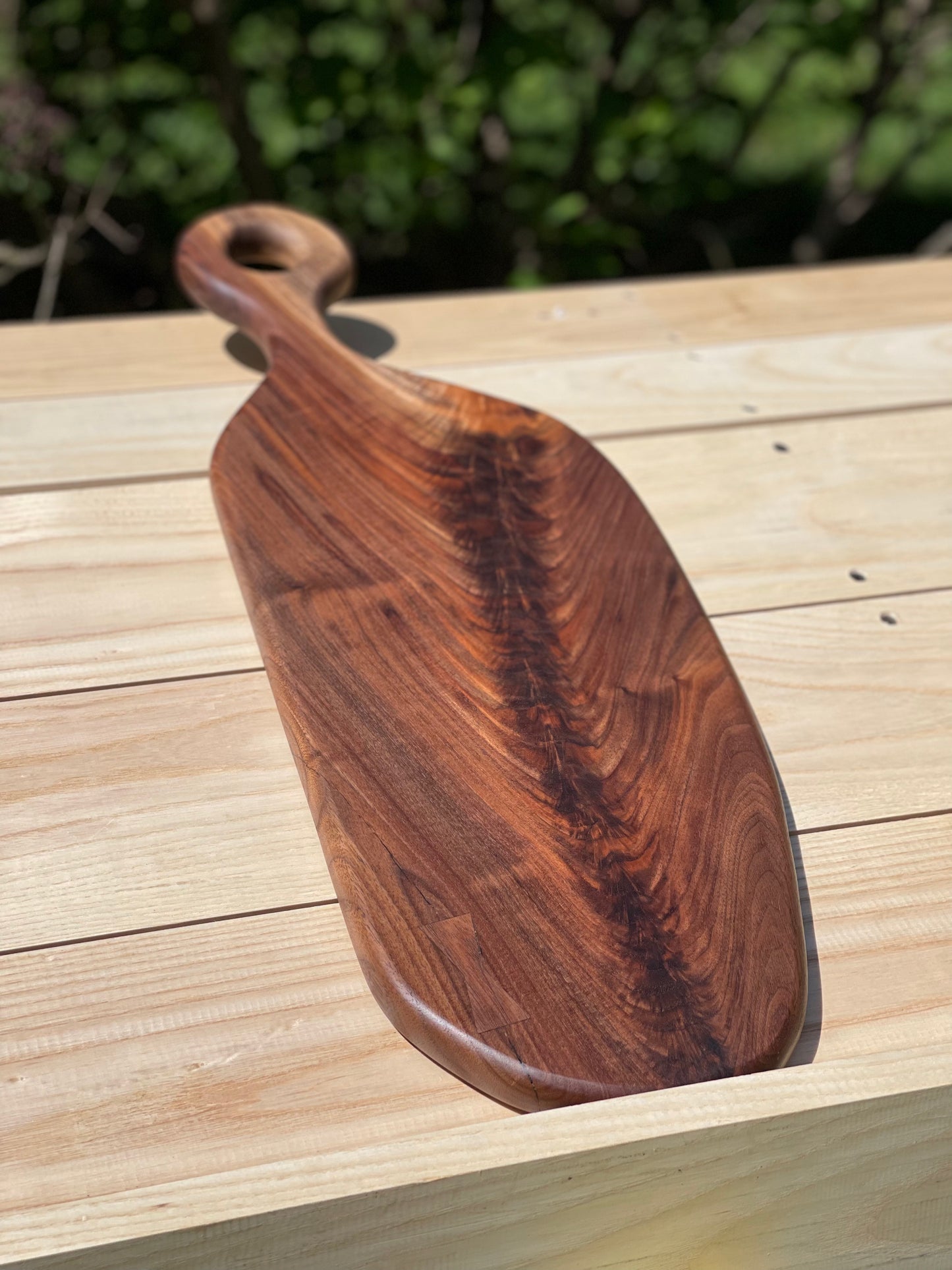 Claro Walnut charcuterie board 24" x 8"