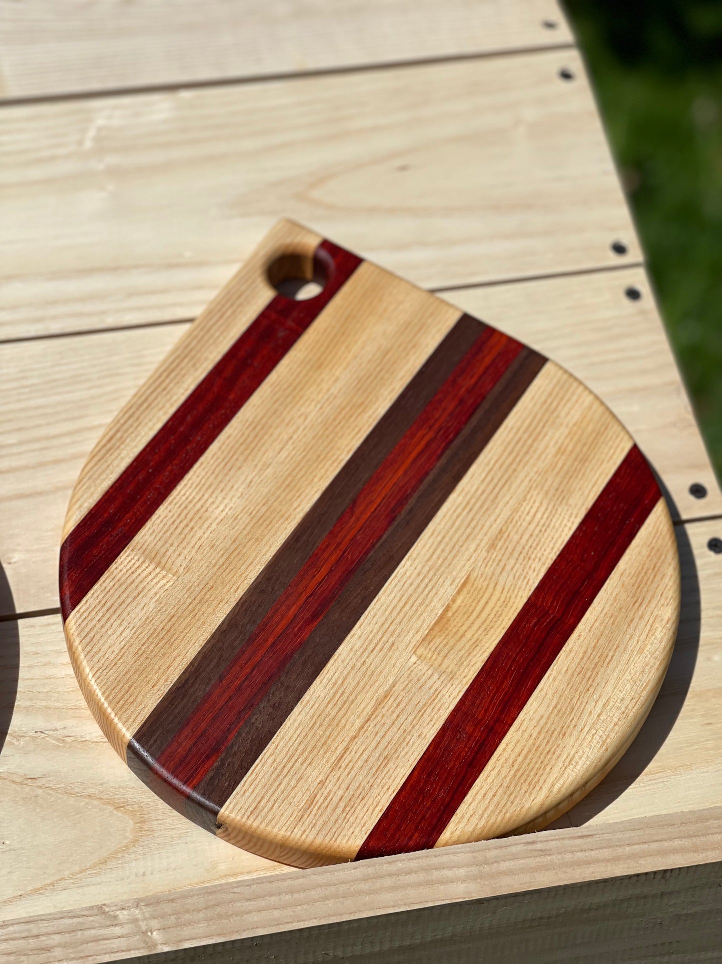 Padauk teardrop 12” x 10”