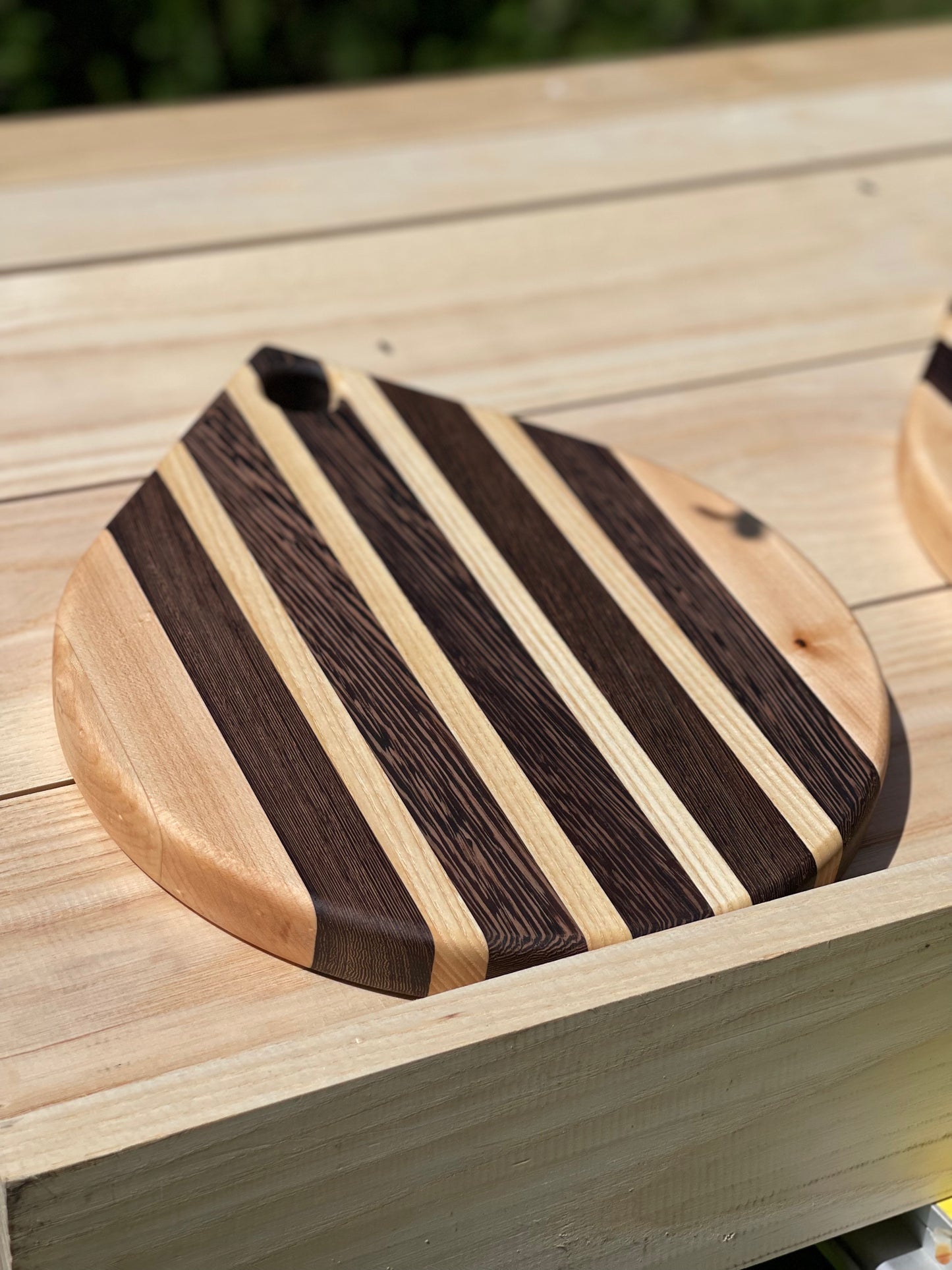 Wenge teardrop 12” x 10”
