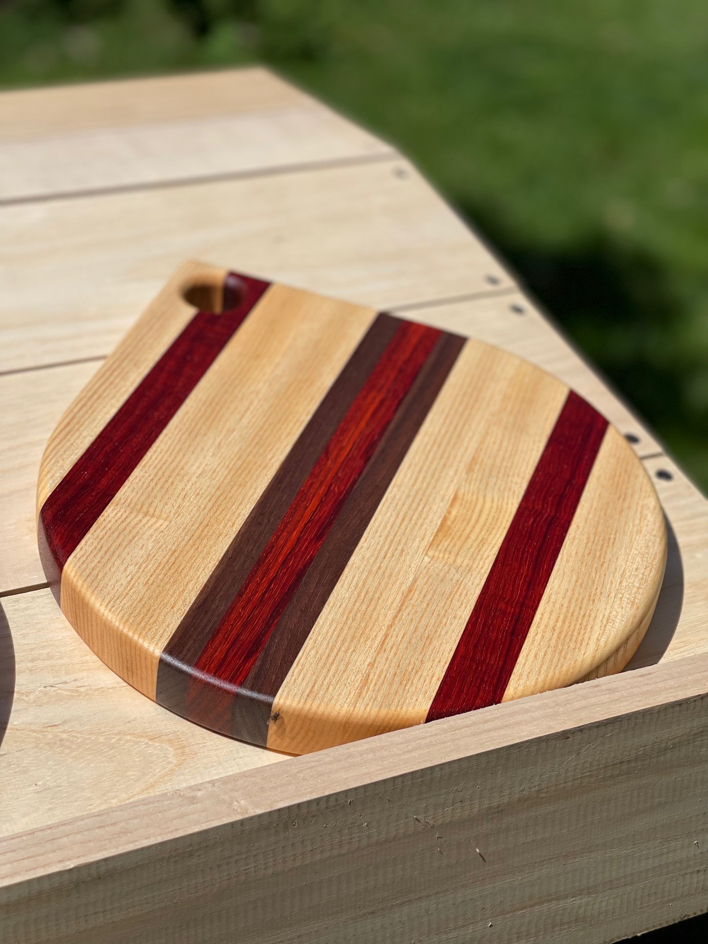 Padauk teardrop 12” x 10”