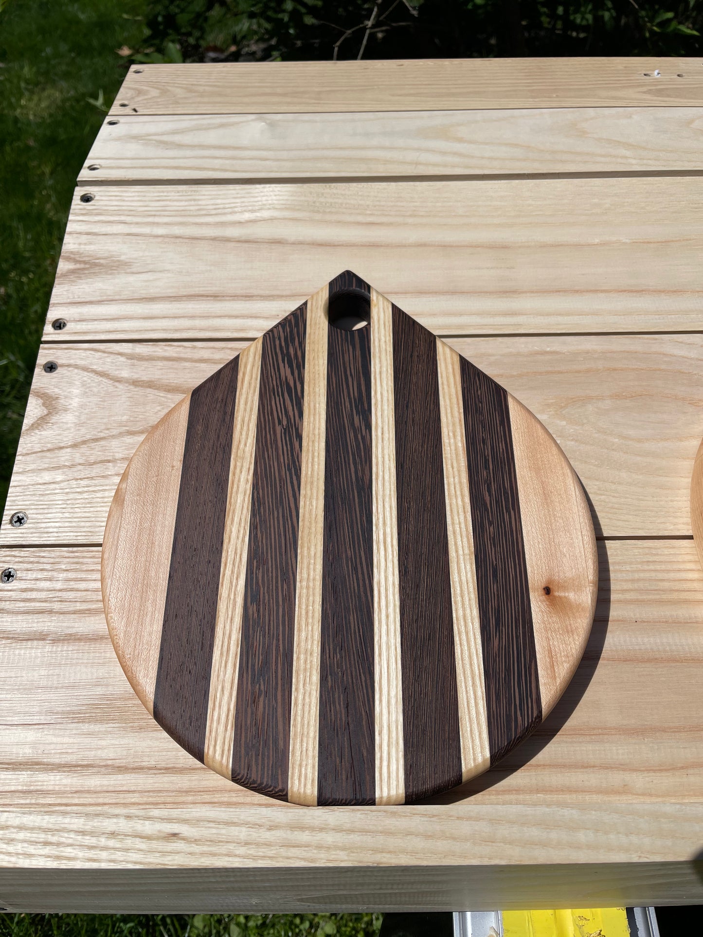 Wenge teardrop 12” x 10”