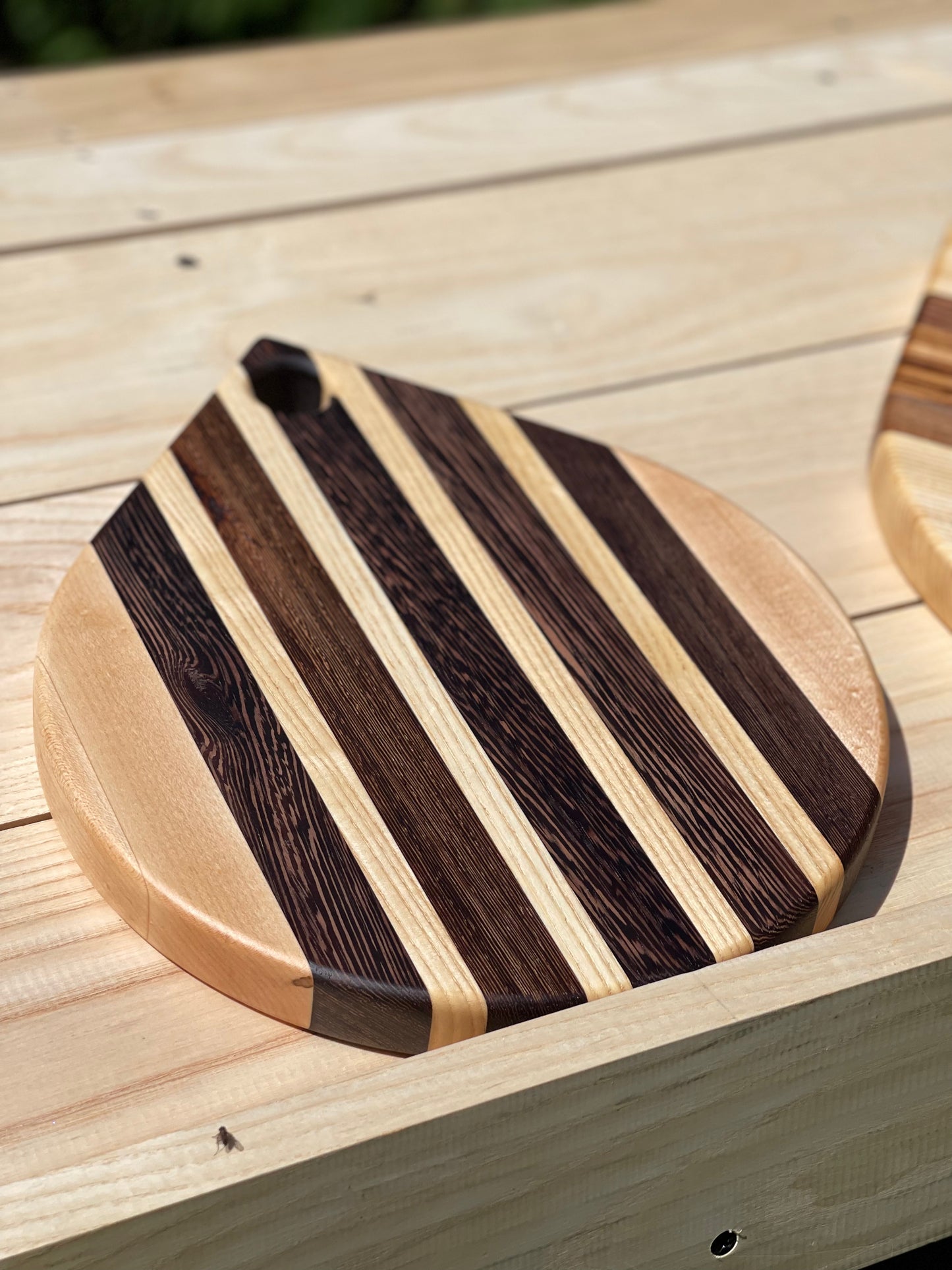 Wenge teardrop 12” x 10”