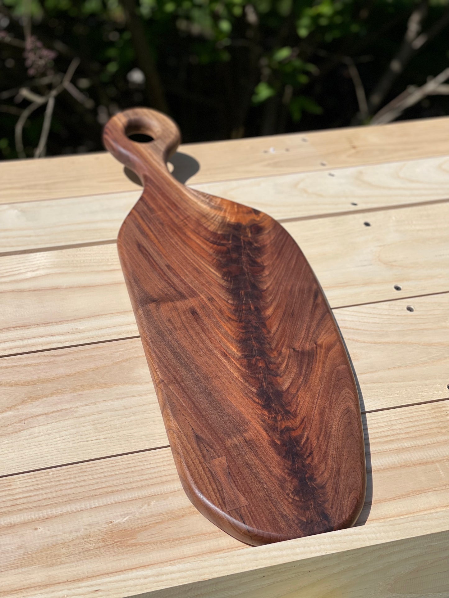 Claro Walnut charcuterie board 24" x 8"
