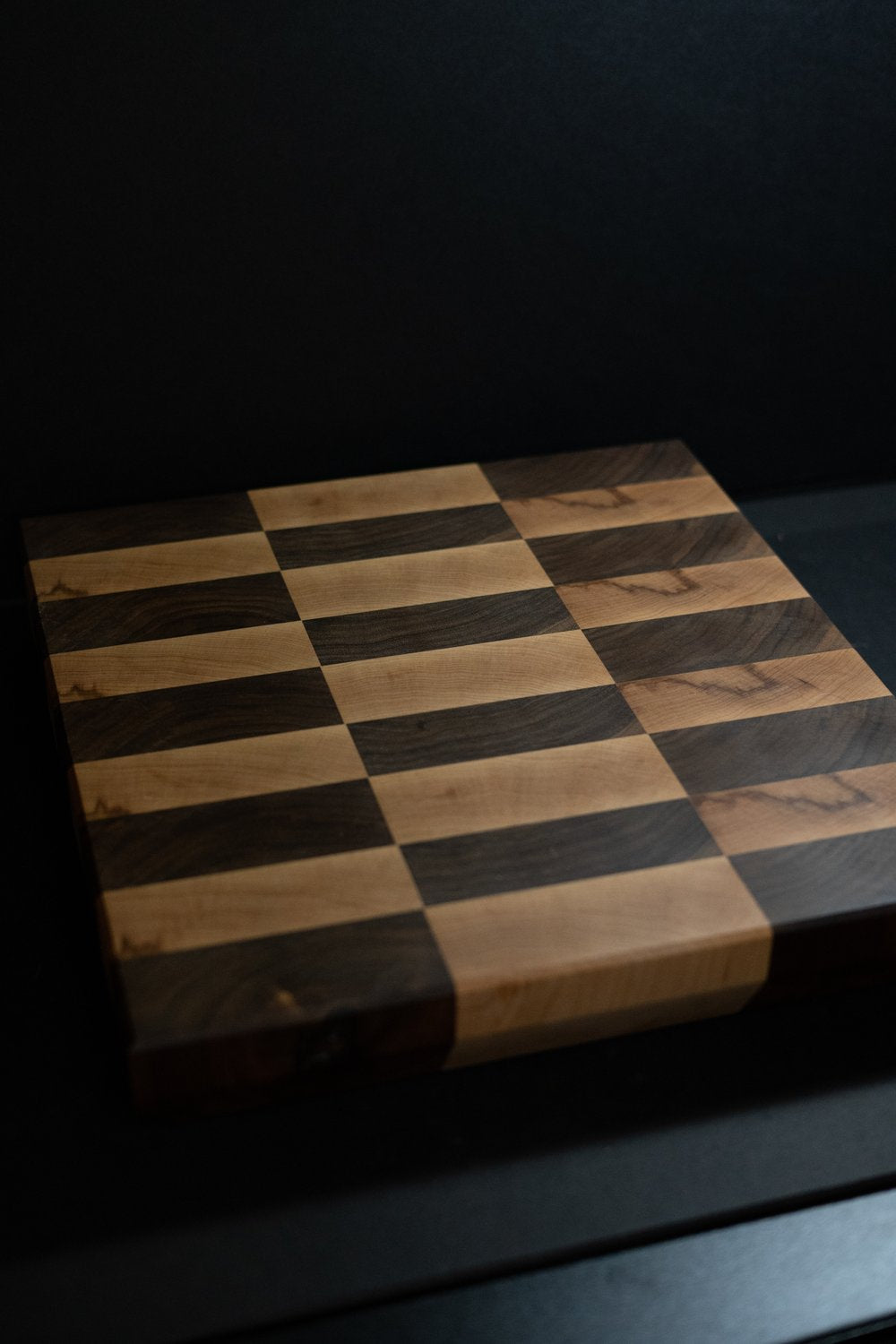 Large Walnut and Maple End Grain Cutting Board