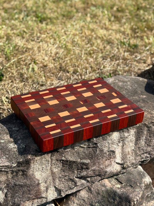 Padauk End Grain Cutting Board