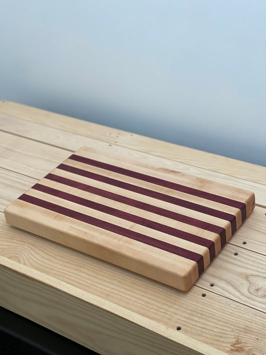 Maple and Purpleheart cutting board