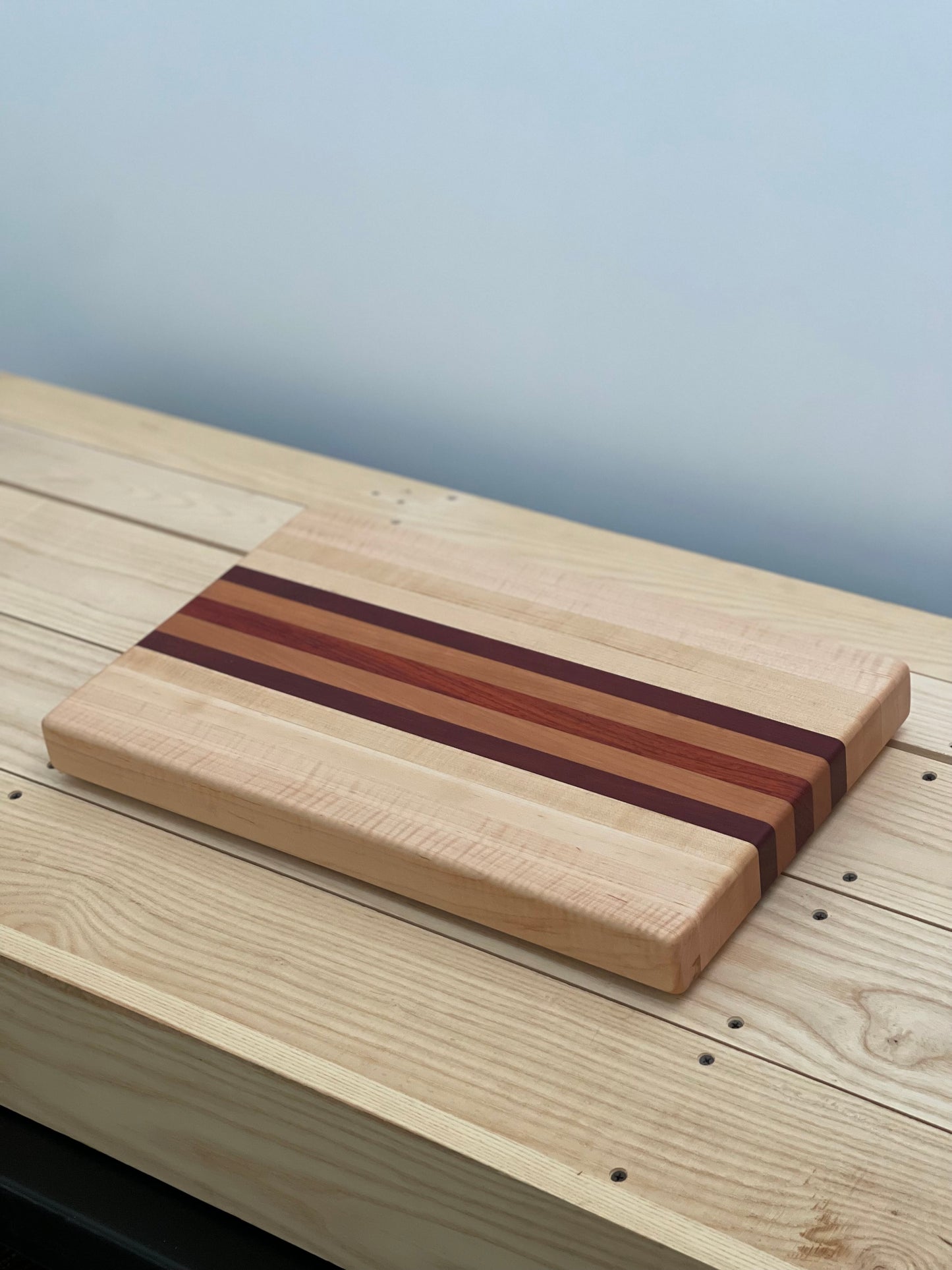 Curly Maple Edge grain cutting board