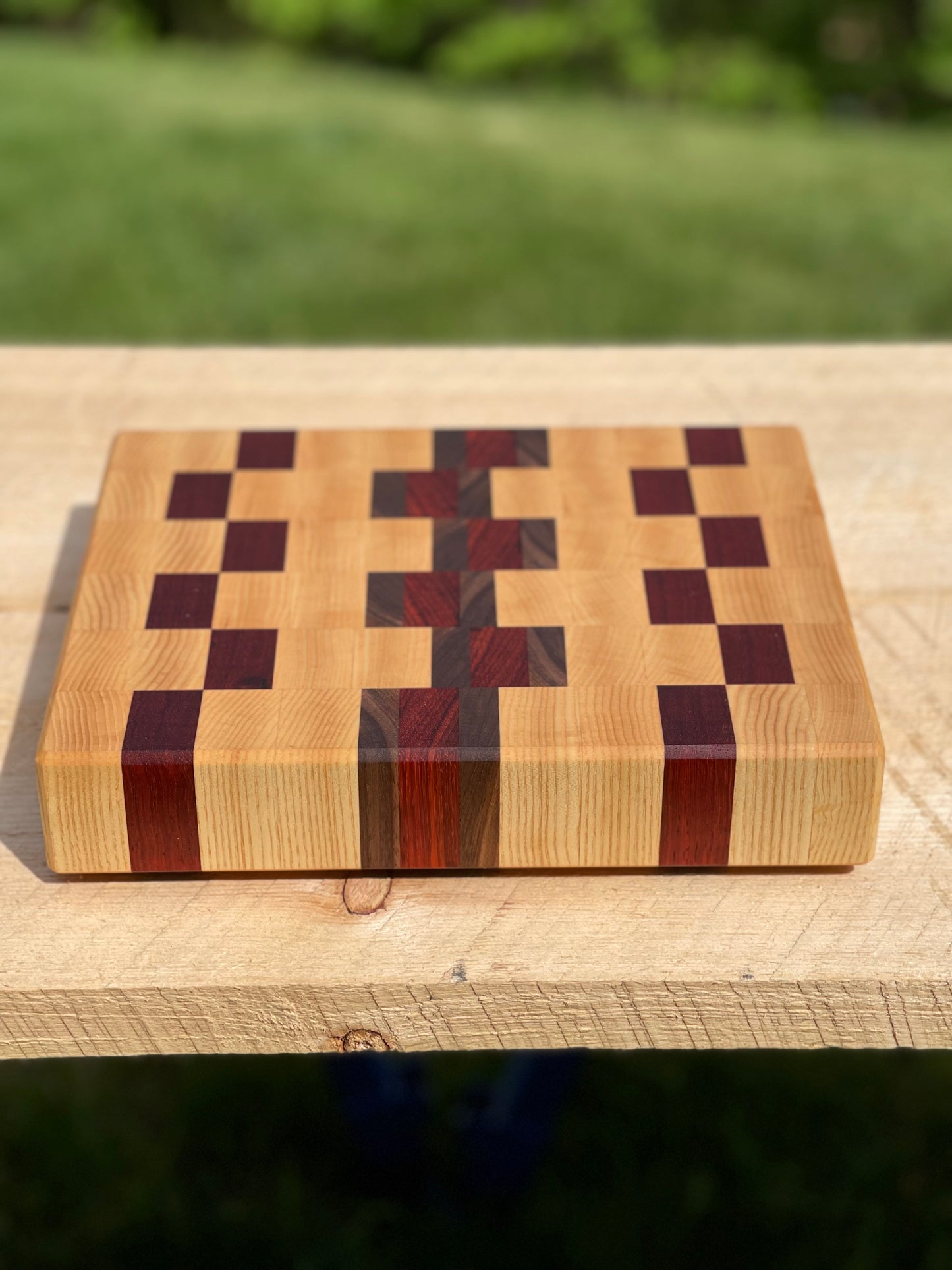 Mini-bar end grain cutting board