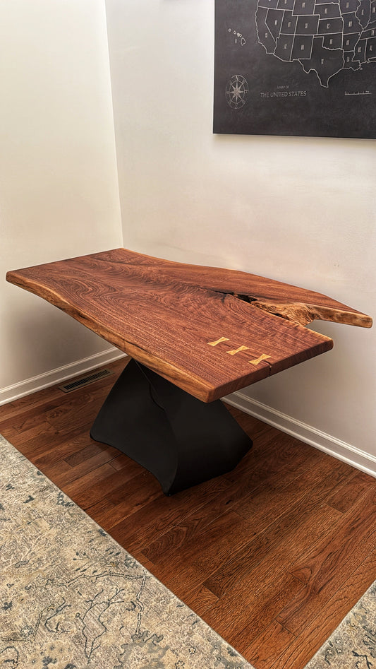 Walnut Slab Dining Table