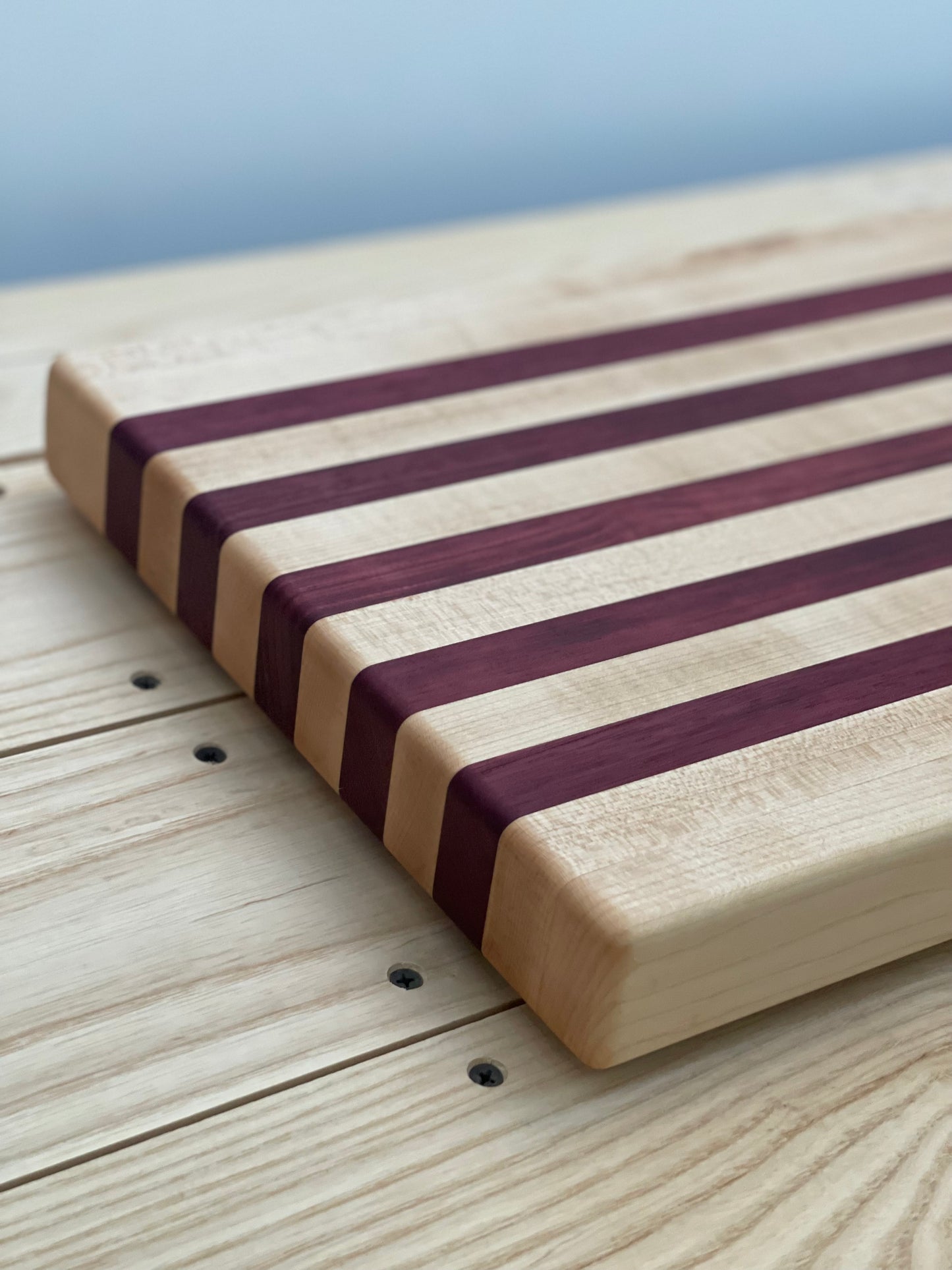 Maple and Purpleheart cutting board