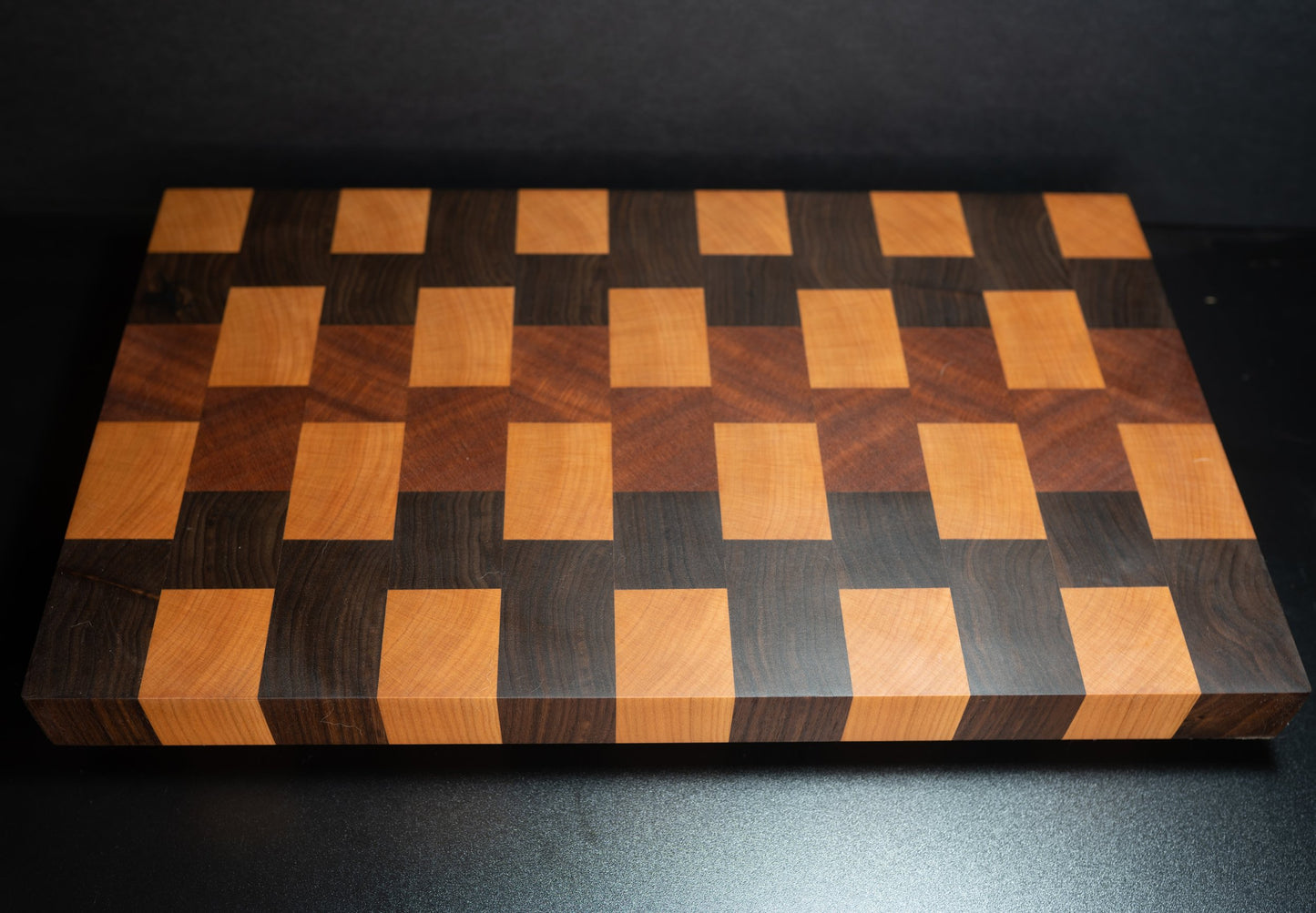 Large Mahogany End Grain Cutting Board